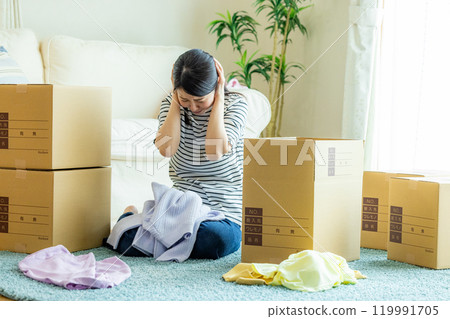 一個厭倦了準備搬家的女人 119991705