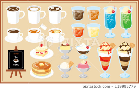 咖啡廳菜單 咖啡廳菜單 119993779