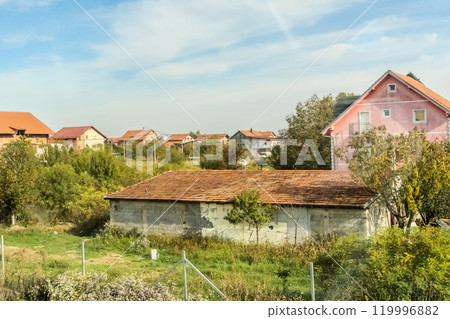 Belgrade, Serbia- 10152024: City view during daytime, buildings exterior. High quality photo Belgrade, Serbia- 10152024: City view during daytime, buildings exterior. High quality photo 119996882