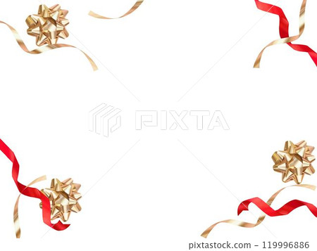 古色古香、時尚奢華的鉑金和紅絲帶框架插圖素材 古色古香、時尚奢華的鉑金和紅絲帶框架插圖素材 119996886
