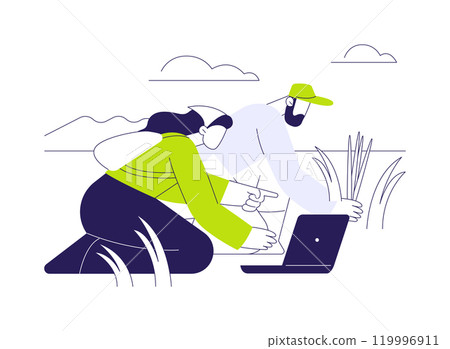 Manage environmental restoration abstract concept vector illustration. Manage environmental restoration abstract concept vector illustration. 119996911