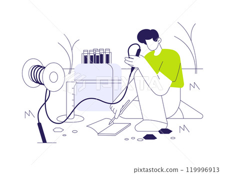 Gathering environmental data abstract concept vector illustration. Gathering environmental data abstract concept vector illustration. 119996913