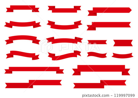Red ribbon set Red ribbon set 119997099