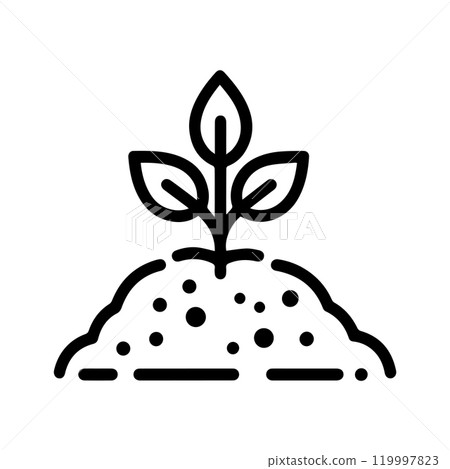 manure icon or modern line symbol. Vector line art and icon design with bold outline. Black and white Pixel Perfect minimalistic symbol isolated white background. Silhouette simple thin sign manure icon or modern line symbol. Vector line art and icon design with bold outline. Black and white Pixel Perfect minimalistic symbol isolated white background. Silhouette simple thin sign 119997823