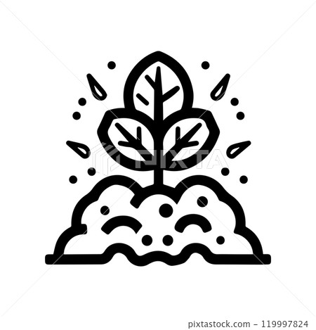 manure icon or modern line symbol. Vector line art and icon design with bold outline. Black and white Pixel Perfect minimalistic symbol isolated white background. Silhouette simple thin sign manure icon or modern line symbol. Vector line art and icon design with bold outline. Black and white Pixel Perfect minimalistic symbol isolated white background. Silhouette simple thin sign 119997824