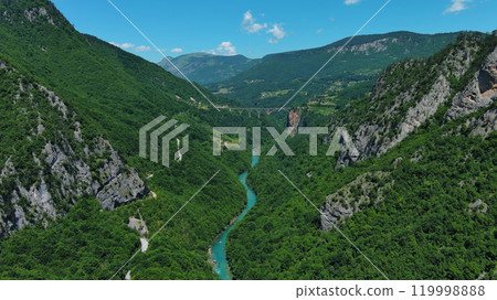 Tara River canyon and mountains Tara River canyon and mountains 119998888