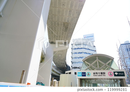 東京地鐵南北線麻布十番站 東京地鐵南北線麻布十番站 119999281
