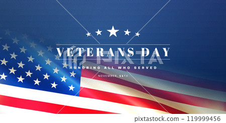 Happy Veterans day celebration in the United States of America 119999456