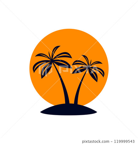 Tropical Palm Tree Tropical Palm Tree 119999543