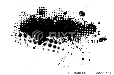 Splatter Paint Texture . Black Spray Blot of Ink. Place illustration Over any Object to Create Grungy Effect . hand drawn. Not AI, Vector Splatter Paint Texture . Black Spray Blot of Ink. Place illustration Over any Object to Create Grungy Effect . hand drawn. Not AI, Vector 120000374