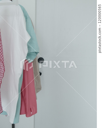 Clothes on a hanger rack Clothes on a hanger rack 120000565