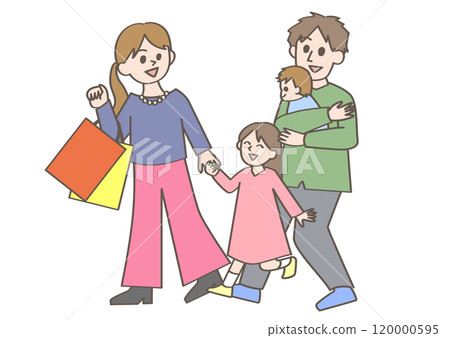喜歡購物的家庭 120000595