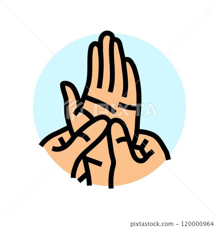 wrists massage therapy color icon vector illustration 120000964