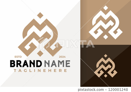 Letter M Crown Logo Icon Vector Design. Creative simple logos designs illustration 120001248