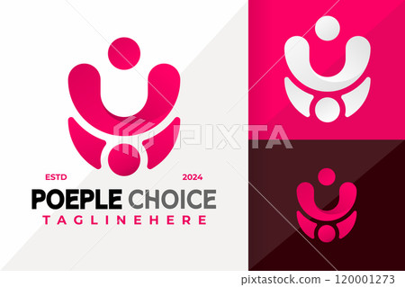 Letter U People Choice Logo Icon Vector Design. Creative simple logos designs illustration Letter U People Choice Logo Icon Vector Design. Creative simple logos designs illustration 120001273