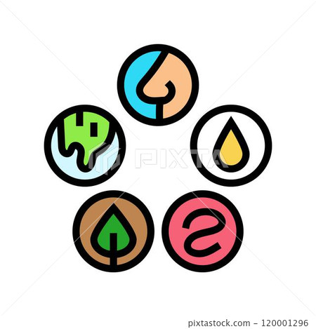 healthy die ayurveda color icon vector illustration healthy die ayurveda color icon vector illustration 120001296