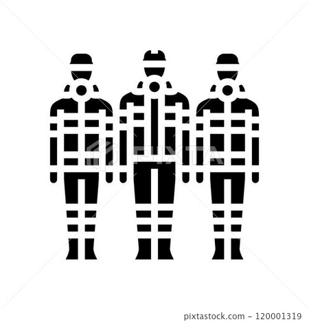 emergency rescue team glyph icon vector illustration 120001319