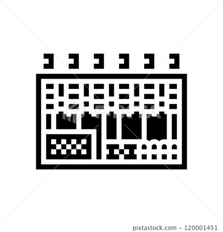 rig setup cryptocurrency mining glyph icon vector illustration rig setup cryptocurrency mining glyph icon vector illustration 120001451