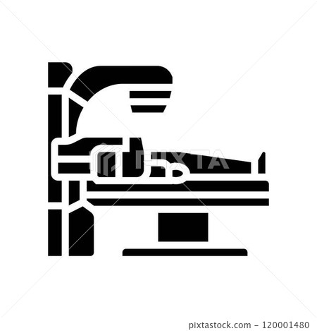 radiation therapy cancer treatment glyph icon vector illustration radiation therapy cancer treatment glyph icon vector illustration 120001480