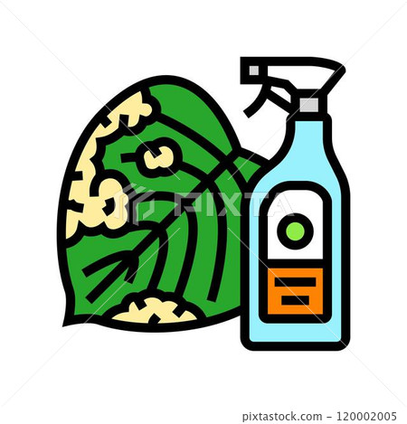 plant disease treatment garden maintenance color icon vector illustration 120002005