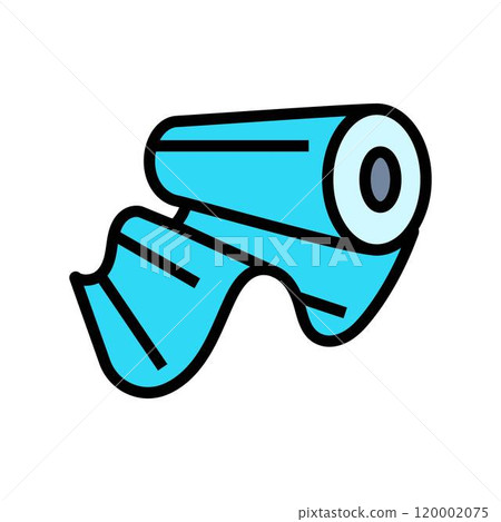 fabric rolls dressmaking fashion color icon vector illustration fabric rolls dressmaking fashion color icon vector illustration 120002075