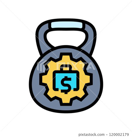debt management budget planning color icon vector illustration debt management budget planning color icon vector illustration 120002179