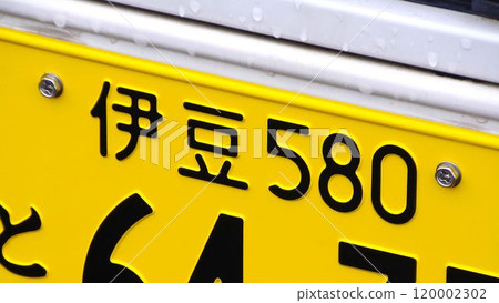 Light vehicle number plate Light vehicle number plate 120002302