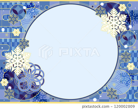 Cute winter Japanese style pattern Cute winter Japanese style pattern 120002809