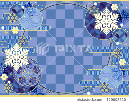 Cute winter Japanese style pattern Cute winter Japanese style pattern 120002810