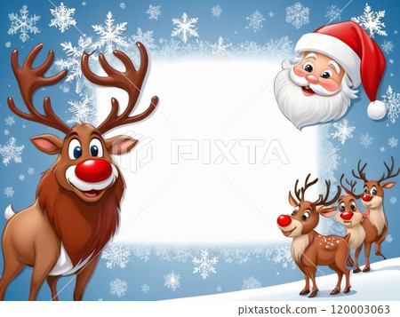 馴鹿和聖誕老人 120003063