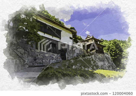 岡山縣高橋市吹谷故鄉弘兼住宅水彩畫風 岡山縣高橋市吹谷故鄉弘兼住宅水彩畫風 120004060