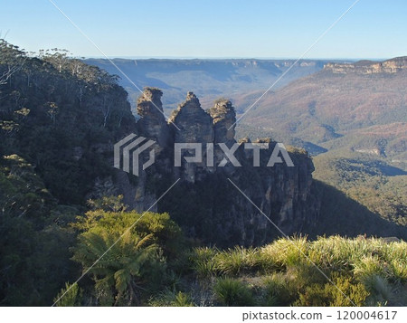 Three Sisters surrounded by mountains Three Sisters surrounded by mountains 120004617