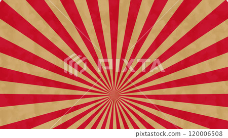 Watercolor style simple concentrated lines, red and gold Watercolor style simple concentrated lines, red and gold 120006508