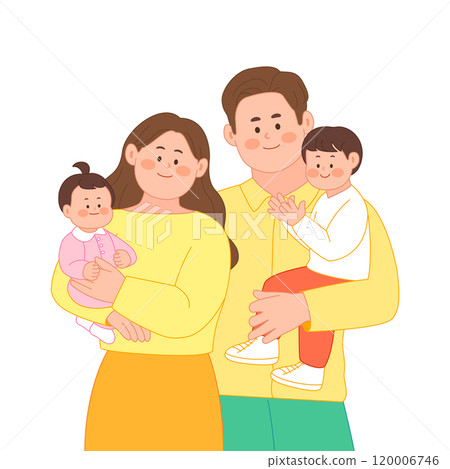 happy family with children 120006746