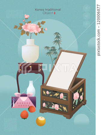 Korean traditional cosmetics and objects 120006877