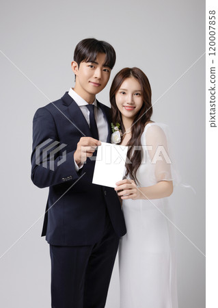 A beautiful couple in their 20s about to get married A beautiful couple in their 20s about to get married 120007858