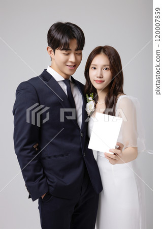 A beautiful couple in their 20s about to get married A beautiful couple in their 20s about to get married 120007859