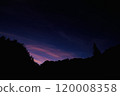 Orange and purple sky of SunlinkedSea in Taiwan  120008358