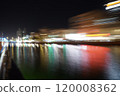 Impressionistic motion blur boat ride 120008362