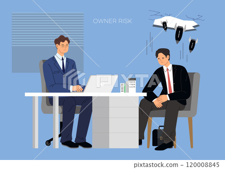Office worker in trouble due to owner risk 120008845