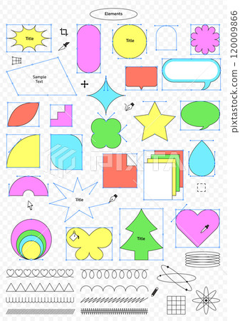 Element source using pen tool and shapes 120009866