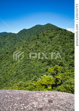 從屋久島太鼓岩眺望的景色 120010755