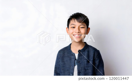Smiling Japanese boy Smiling Japanese boy 120011447