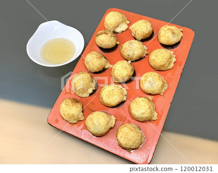 Akashiyaki, egg omelet, Akashiyaki, egg omelet, Akashi specialty, soup stock 120012031