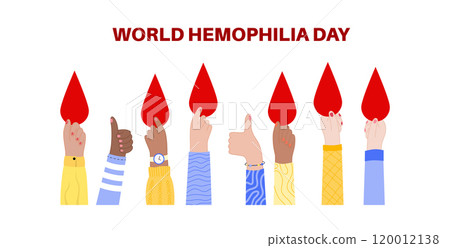 Hemophilia awareness poster 120012138