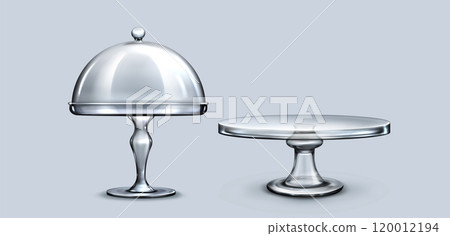 Elegant crystal serving pedestals 120012194