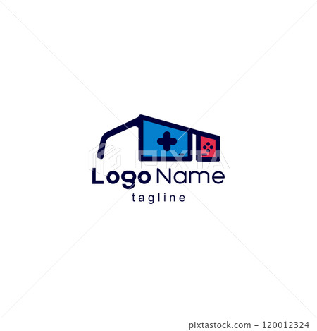console glasses logo design vector 120012324