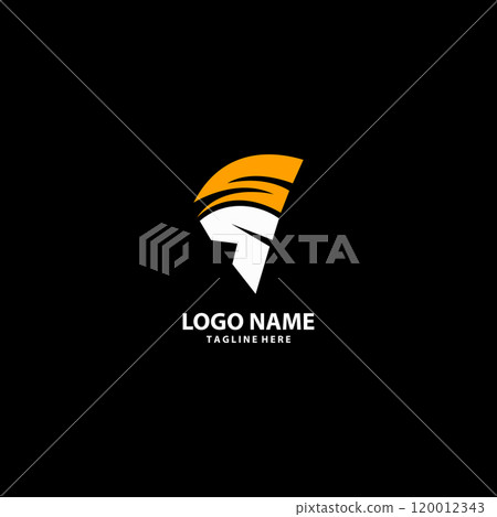initial SP spartan logo design 120012343