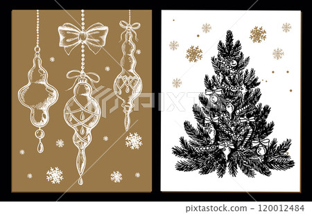 tree, christmas, vector 120012484