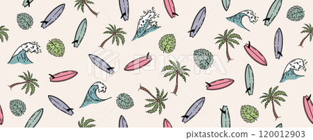 leaf, pattern, seamless 120012903
